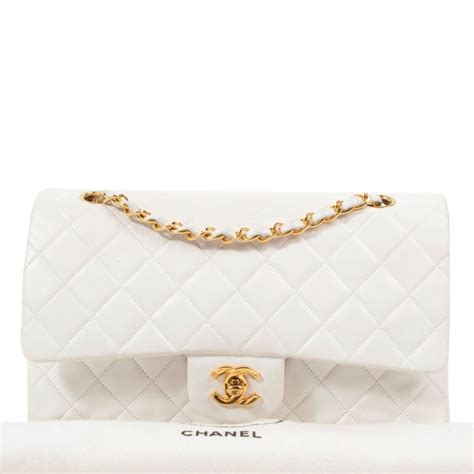 chanel white classic flap|chanel classic flap price australia.